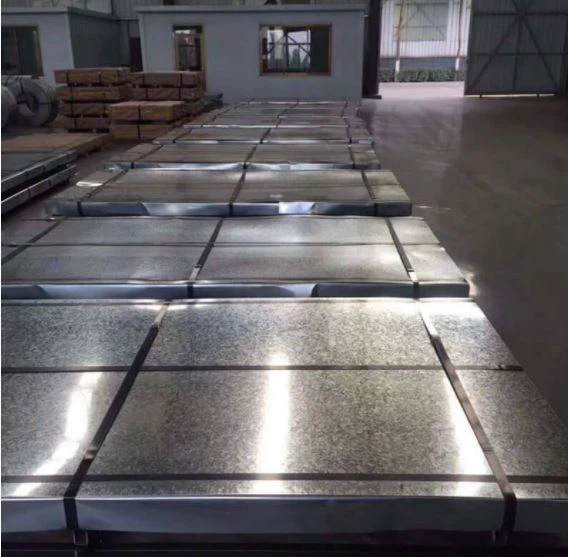 Metall d'acer galvanitzat en calent-immersió amb lluent normal